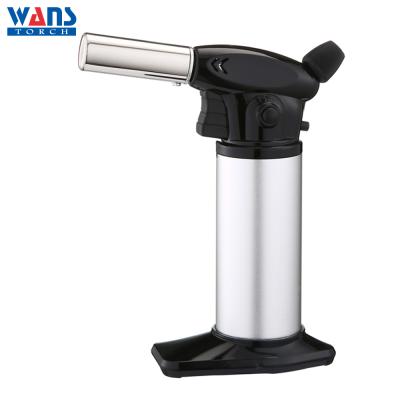 China Durable Stainless Steel Butane Burner Refillable Eco-Friendly Viable Creme Brulee Burner Portable Torch for sale