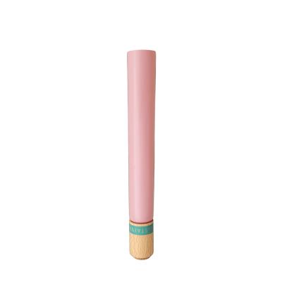 China Recycled Biodegradable Products Packaging PP Empty Tube With Bamboo For Eye Serum Bio PP Tube With Bamboo Lips For Eye Serum for sale