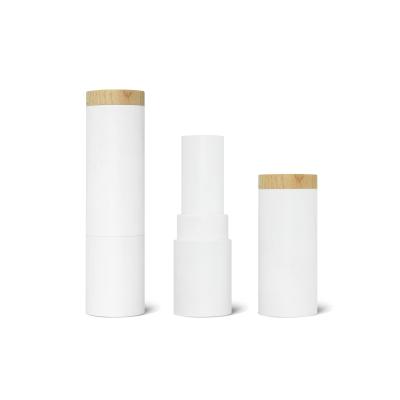 China Biodegradablecosmetic Packaging Unique Refillable Empty PLA Compostable Blush Tube Cosmetic Package for sale