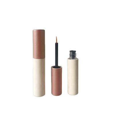 China Biodegradable + Recycled Eyeliner Sustainable Cosmetic Cardboard Custom Empty Paper Tube With Brush Biodegradable Eco Friendly Makeup Packaging for sale