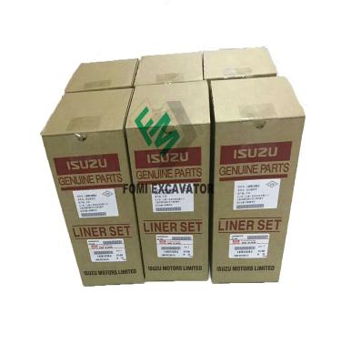 China Excavator Excavator Engine Parts 4BG1 6BD1 6BG1 Cylinder Liner Kit for sale