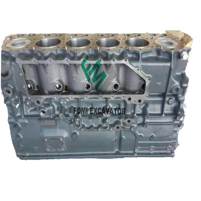 China Machinery repair shops 6D24 diesel engine cylinder block for SK450 SK480 excavator cylinder block for sale