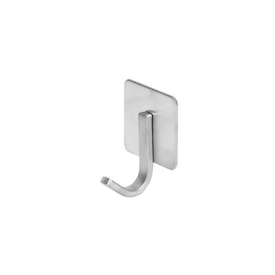 China New Products CLASSIC Load Bearing 304 Stainless Steel Adhesive Fabric Hooks Waterproof Wall Hook for sale