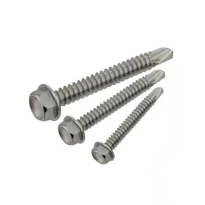 China Steel Galvanized Hex Self Drilling Screws Sheet Plating Color Hexagon Self Drilling Screw For Wood for sale