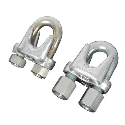 China Construction China Directly Supply Heavy Duty DIN 1142 Galvanized, Stainless Steel Wire Rope Grips for sale