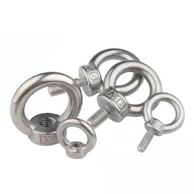 China Stainless Steel AISI304 AISI316 DIN580 Lifting Eye Bolts Metric for sale