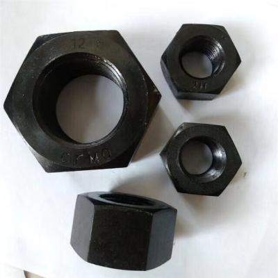 China Heavy Industry High Tensile Black Oxide Hex Nut Fine Wire, DIN 934 Coarse Wire for sale