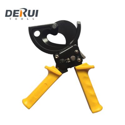 China HS-300B Round Cutter, Cable Mouth Ratchet Cable Cutter Tool for Copper Aluminum Cables Max 300mm2 for sale