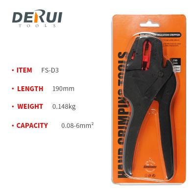 China FS-D3 Self-Adjusting Insulation Stripping Strippers 0.08-6mm2 for sale