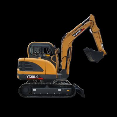 China Chinese Factory YUCHAI YC60-9 Construction Machinery Excavator for sale