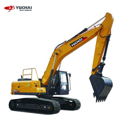 China Hotels YUCHAI YC215-9 22ton Medium Large Excavator Sale for sale