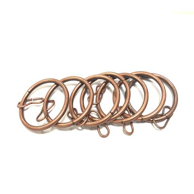 China Eco-friendly Iron Curtain Rod Accessories Rings Heavy Duty And Durable Round Curtain Ring Eyelet Wholesale Production Plastic Eyelet Curtains for sale