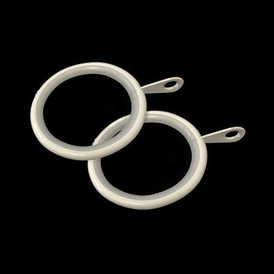 China Eco-Friendly Attractive Plastic Curtain Tiebacks With Hanging Decorative Hooks New Metal Ring Curtain Clip Bathroom Tieback Rings for sale