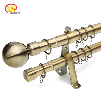 China Finials Popular Metal Set Home Hardware Black Hardware Living Room Decorative Metal Curtain Rod Tops for sale