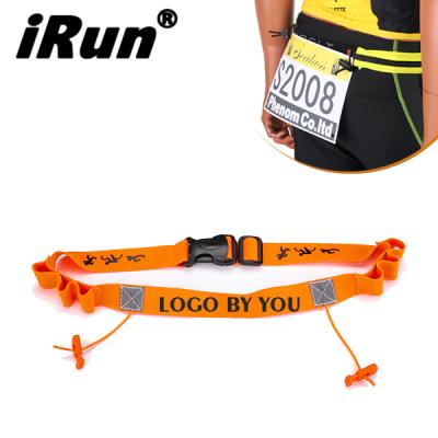 China Irun Marathon Number Holders Belts Repair Tape Custom Brand Recycled Poly Bags Paper Duathlon Runner Race Number Belts 25mm*920mm for sale