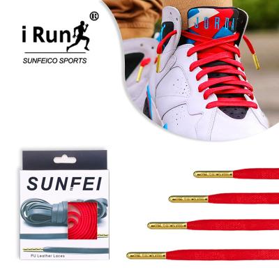 China Hot Sale Irun Funny Bullet Studs Custom Made Logo Metal Shoelaces Aglets With Custom Printed Logo Boxes Package for sale