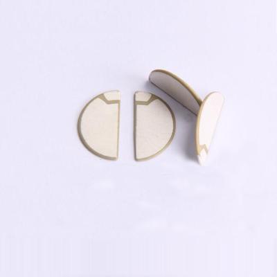 China Half Moon Shaped Piezo Ceramic Element With High Vibration Efficiency for sale