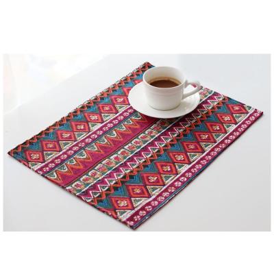 China Other Custom Digital Printing Designs 100% Pure Cotton Tea Towel Linen Place Mats for sale