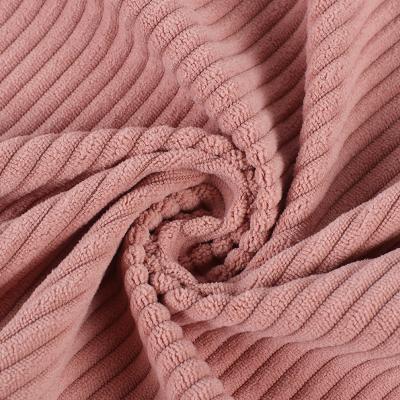 China Wholesale Colored Wide Brushed Sueded Corduroy Fabric 4.5W wale corduroy fabric for bags garment for sale