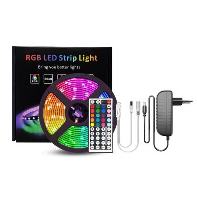 China TV Mini IR DC12V LED Strip Light Remote Control Living Room/Bedroom/Garden/Road/Computer 44/24keys SMD 5050 RGB Lights Flexible LED Lamp Strip Ribbon TV Diode Desk Strip for sale