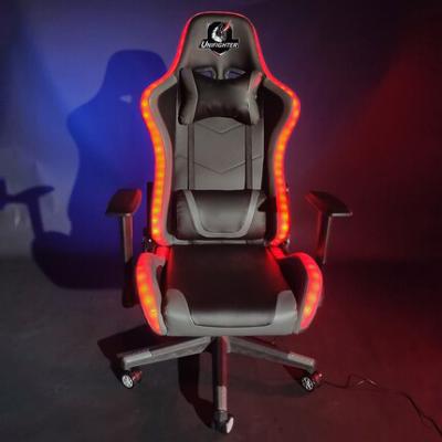 China (Size)Dickson Adjustable RGB LED Light Racing Fashional OEM Product Racing Gaming Office Chair With High-Back Chair Style New Gaming Computer Chair for sale