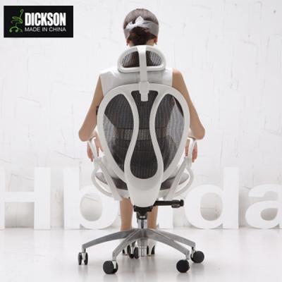 China (Size)Dickson Adjustable All Angled Arm White Office Chair Ergonomic Mesh Technology Racing Gaming Chair for sale