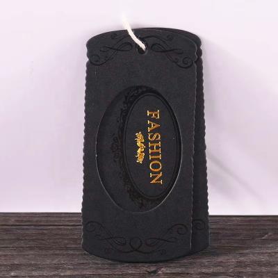 China 2021 Sustainable Custom Hang Tag Printed Logo Clothing Paper Hang Tags Hang Tags As Garment Accessories for sale