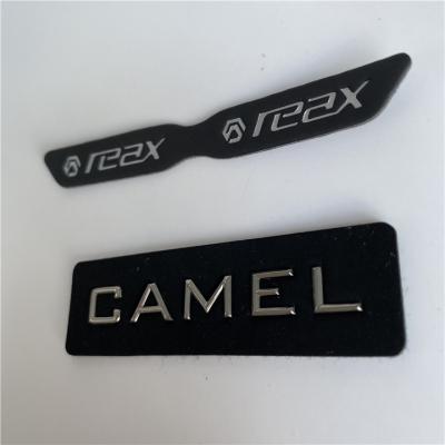 China Other new design iron on custom embossed 3d logo tpu high frequency patches for apparel with hook and loopback for sale