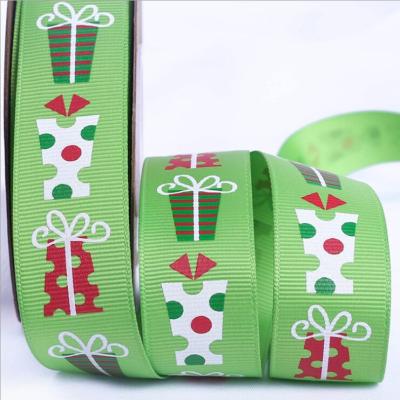 China Sustainable High Density Threaded Heat Transfer Ribbed Custom Logo Satin Ribbon For Gift Wrapping And Festival Decoration for sale