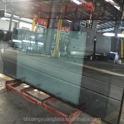 China Super Yard 4+6a+4mm China Supplier Clear Tempered Laminated Hollow Glass For Bridge Price for sale