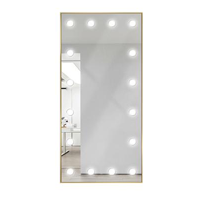 China Lane Shape Hollywood Light Mirror Full Mirror Modern Rectangular Circular Sauce for sale