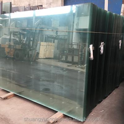 China 10mm 12mm traditional tempered glass for shower door screen with 3M film for sale