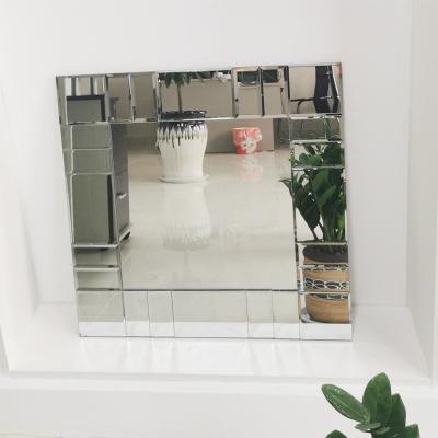 China Modern cheap price 5mm 3mm 4mm tall frameless home wall mirror for sale