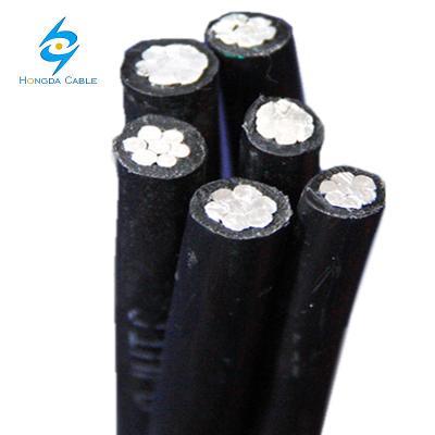 China 3*35+1*54.6+2*16 ABC Aerial Cable Aluminum XLPE Insulated Aerial Cable for sale