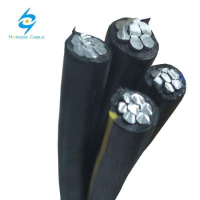 China 4*70 4*50 ABC Aerial Cable Aluminum XLPE Insulated Aerial Cable for sale