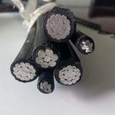 China ASTMB-232 Aerial XLPE HDPE Covered Twist Aluminum 3x35mm + 54.6 mm+ 16 mm2 ABC Cable for sale