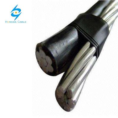 China Aerial Duplex Aluminum Service Drop Cable ABC Cable for sale