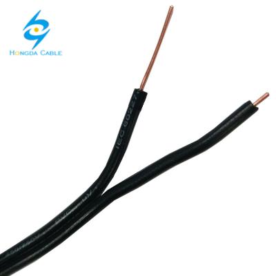 China Overhead PVC Insulated Outdoor Telephone Wire TOV Wire 2*0.8 2*1.0 2*1.2 for sale