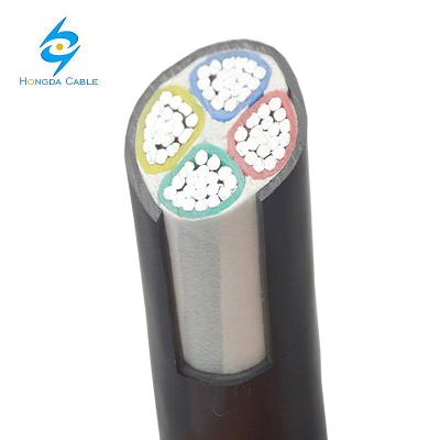 China Power Plant 4*25 4*35 Aluminum Power Cable AL / XLPE / PVC Power Cable for sale