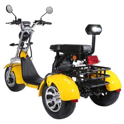 China Citycoco 2000watt 60V 2000w 3 Wheel Unisex Running Adult EU EEC COC Motos Electrica Adulto Electric Scooter Motorcycle for sale