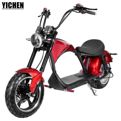 China YICHEN Unisex Motocicleta Electrica 12 Inch Hub Wheel Motors 60v 20Ah Li Battery Ebike 3000w Electric Motorcycle Scooter for sale