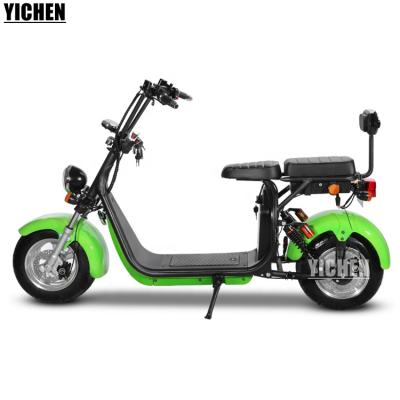 China YICHEN Patinete Electrico 50 Kilometros Velg Unisex Aluminum Alloy Rim Chopper Scooter Adult Luxary Electric Moped Motorcycle for sale