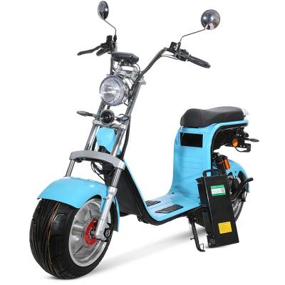 China YICHEN Unfoldable Chopper Cruiser Electric Scooter EEC COC 2000w Citycoco 60v 20Ah Lithium Battery Unisex Moped for sale