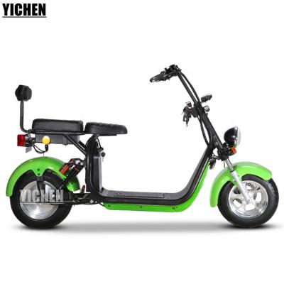 China YICHEN EEC Electric Motorcycle 50kmh E Citycoco Scooter Electrico Unfoldable Two Wheel Unisex 1500w Adult Electric Cross Moto for sale