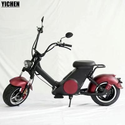 China YICHEN 2021 New Fat Chopper Tire Bike 2000w 60km/h EEC Legal Electric Motorcycle Moto Electrica Unisex Street COC Citycoco for sale