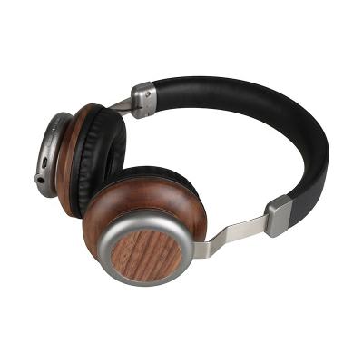 China Perfect Sound Wooden Portable Wireless Headphones With Perfect Sound Quality for sale