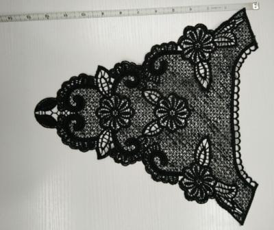 Chine Collier noir de dentelle de crochet avec la belle conception, écologique à vendre