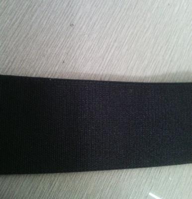 China Kleding en riem Zwarte Duidelijke rubber Elastische Singelband voor handtassen/verpakkingskinderwagens Te koop