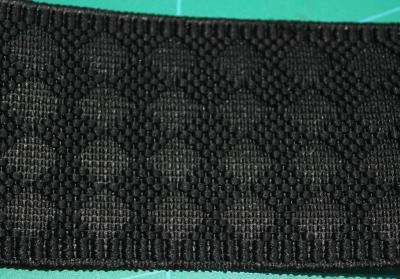 China Rauten-Muster des Nylon-/Spandex-schwarzer Diamant-elastisches gewebten Materials für Handtaschen zu verkaufen