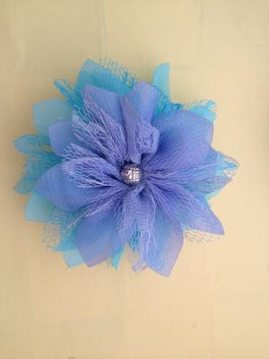 China Blaue Blumen-Corsage, Gewebe-Blumen-Corsagen für Kinder kleiden an zu verkaufen